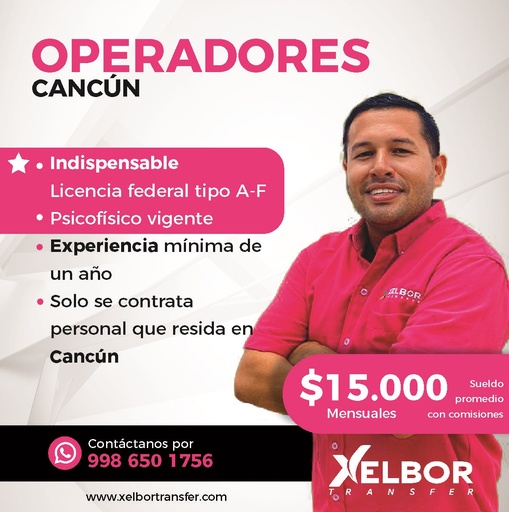 Operador Cancún