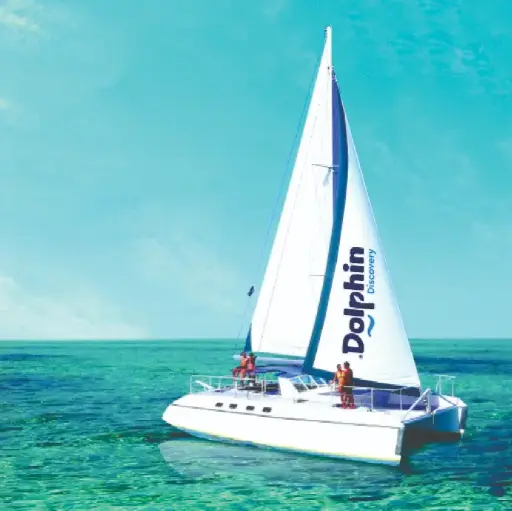 ISLA MUJERES CATAMARAN AT DOLPHIN DISCOVERY $89 USD
